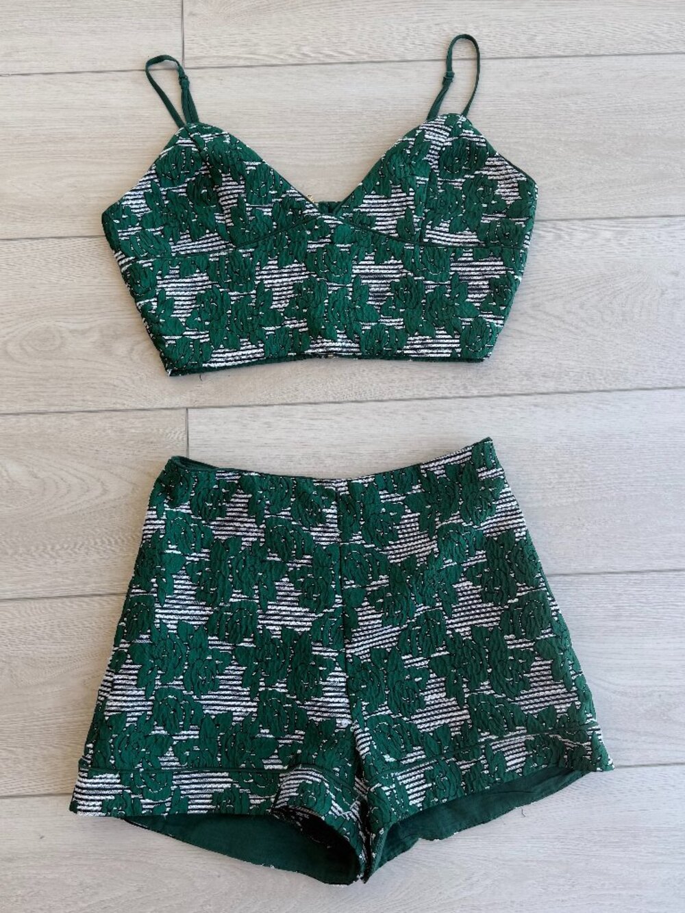 Green Floral Set